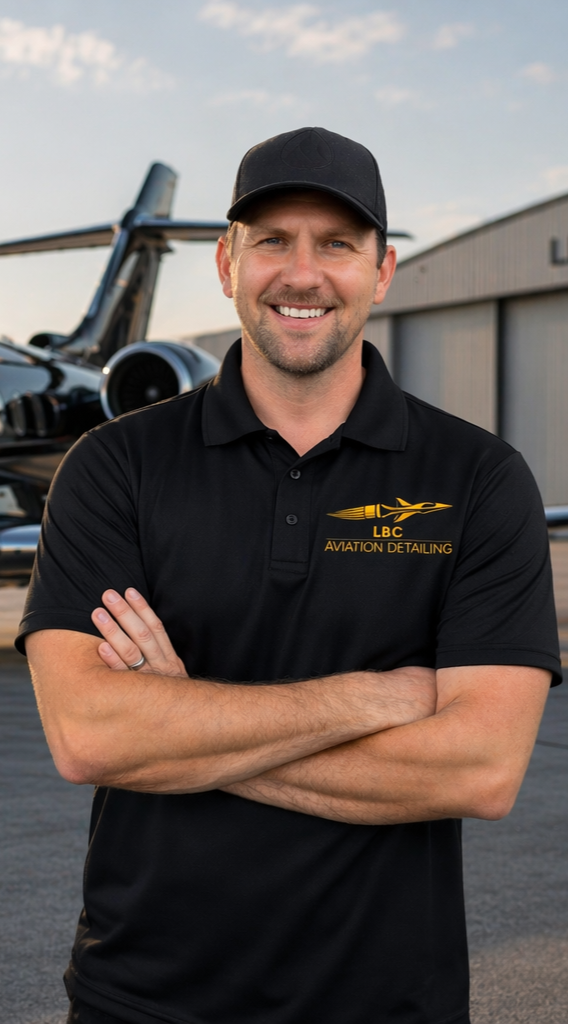 John Hiebert, founder of LBC Aviation Detailing